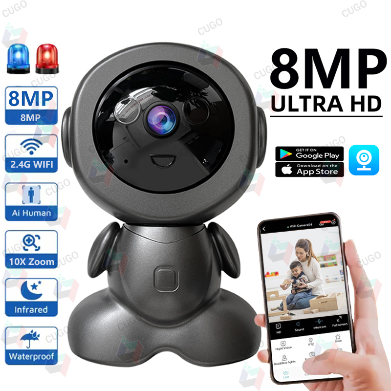 Smart Home Camera Ezviz - Kamera Robot Pengawas Wifi 8MP PTZ,