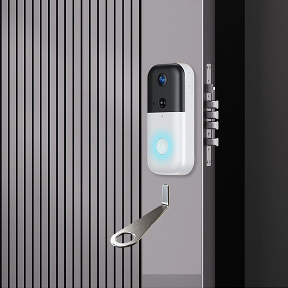 Smart Home Video - Kunci Bel Pintu Video Perak untuk