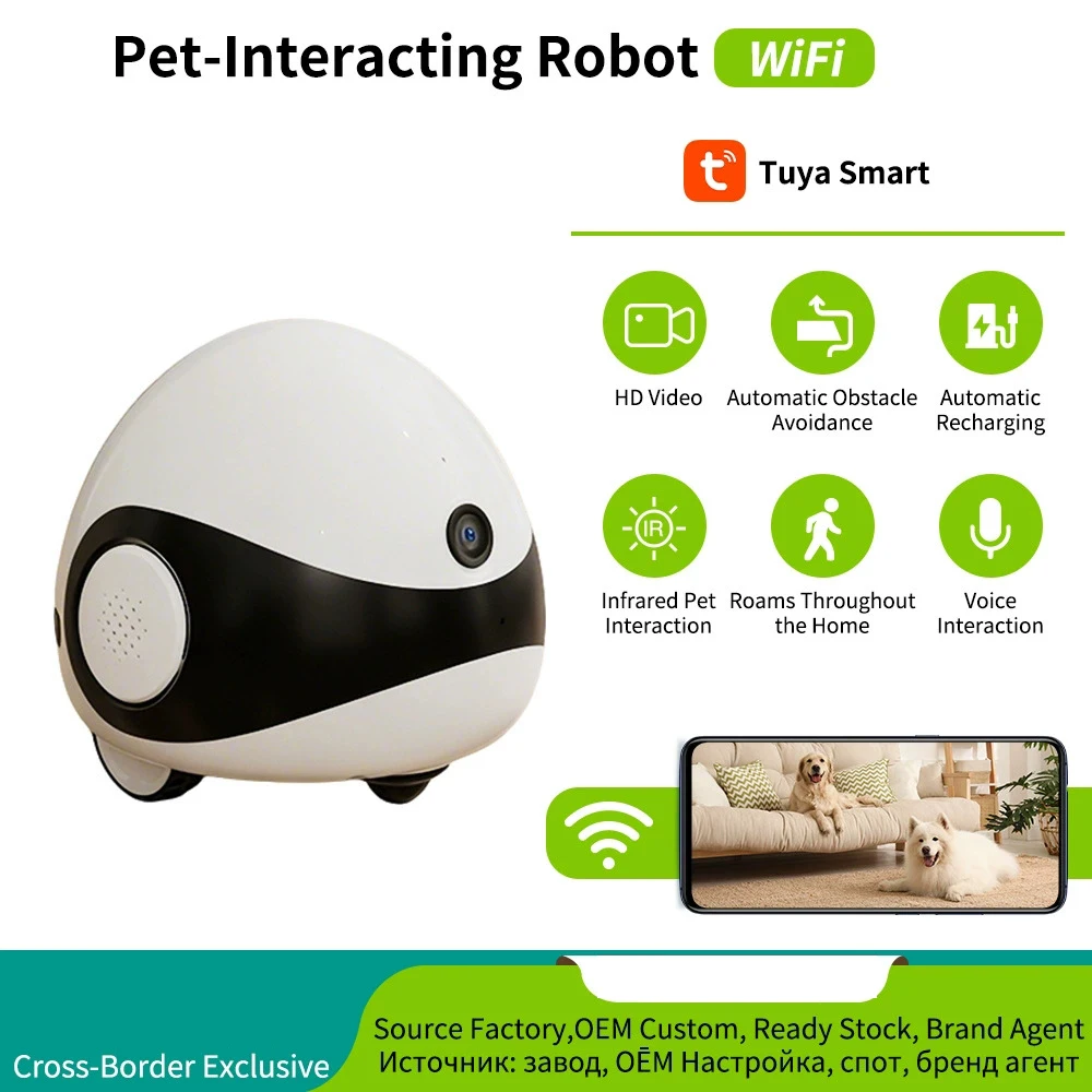 Smart Home Camera Ezviz - Kamera Robot WIFI 2MP untuk Anjing