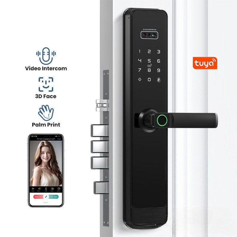 Smart Home Door Lock - EGFirtor Semi-otomatis Tuya Kunci Kata Sandi