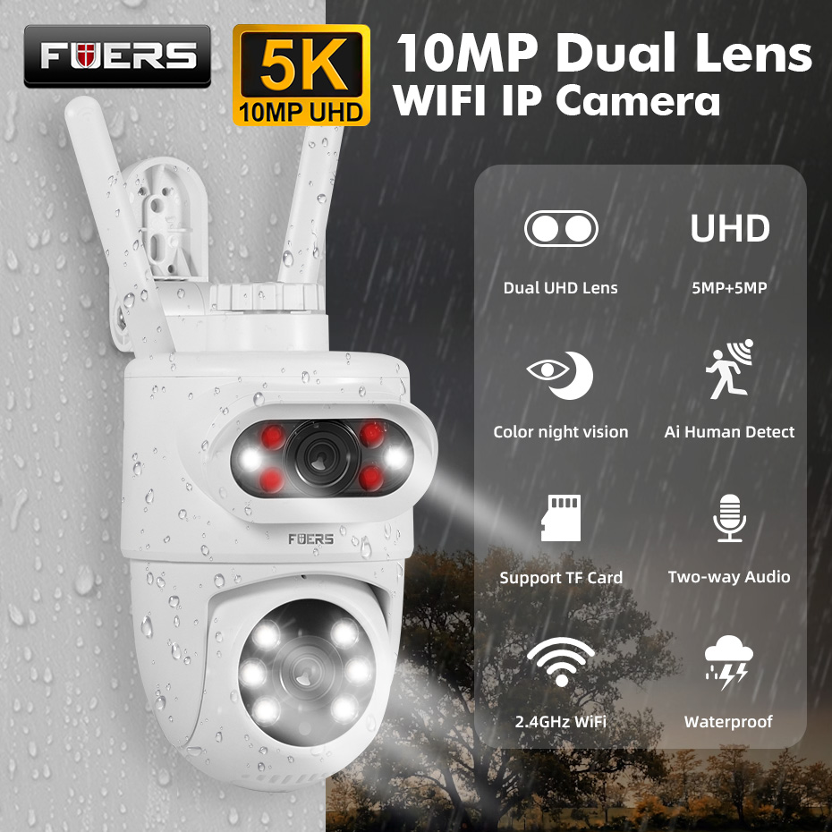 Smart Home Camera Ezviz - FUERS kamera IP 5K 10MP lensa