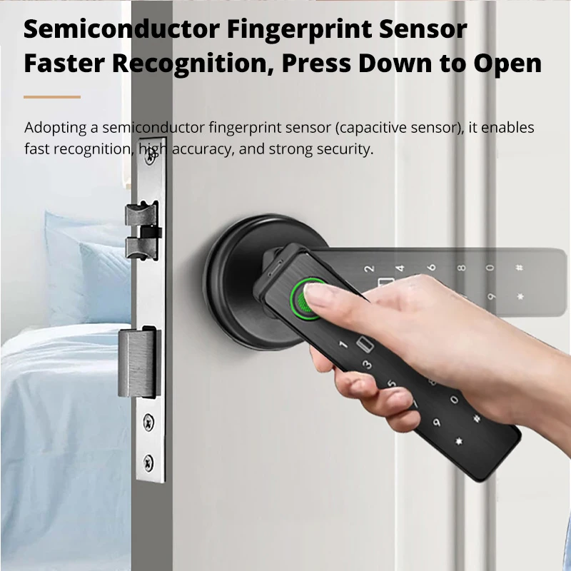Kunci Pintu Pintar Tuya, Kunci - Smart Home Door Lock ulasan dan harga