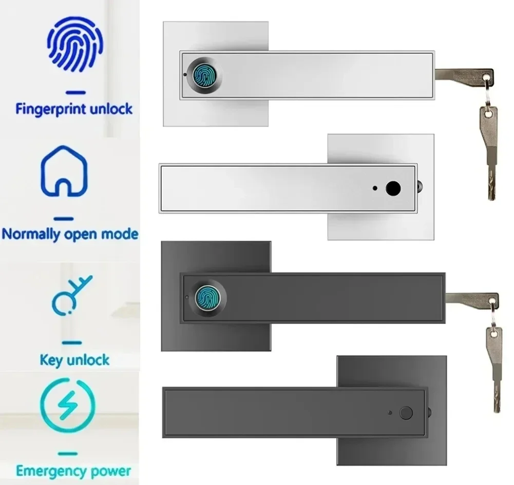 Kunci Pintu Pintar Baru Dengan - Smart Home Door Lock ulasan dan harga