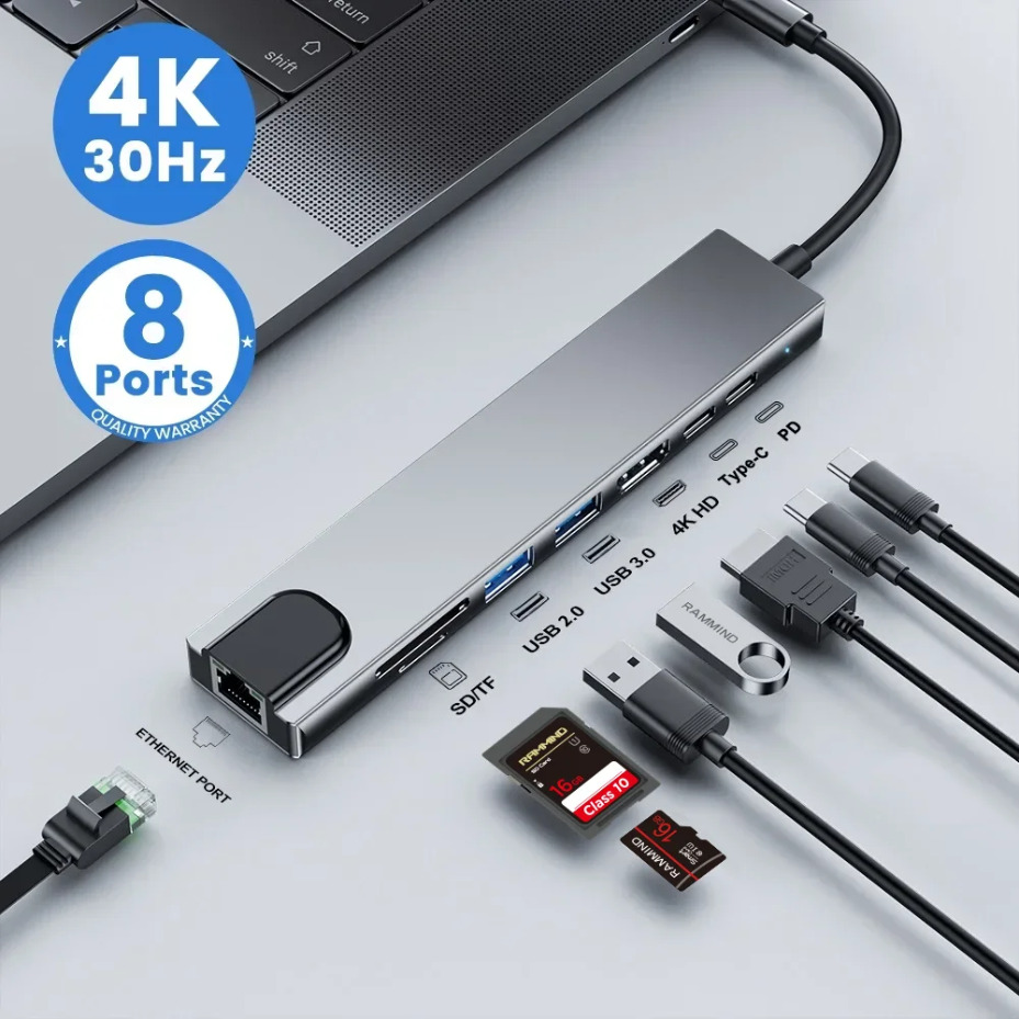 Stasiun Docking Tipe-C 8IN1/2  - Smart Home Hub 2 ulasan dan harga