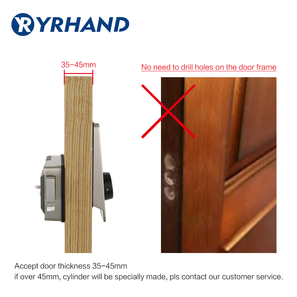 Tahan Air Smart Pintu Rim Kunc - Smart Home Door Lock ulasan dan harga